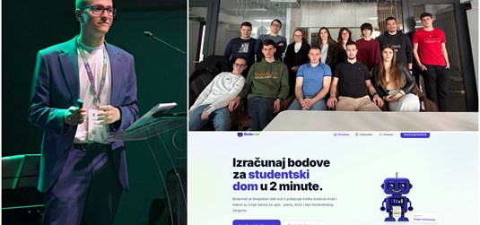 S 14 godina osnovao je udrugu, vodio velike projekte, a sada je napravio Bodomat koji studentima olakšava prijavu za dom